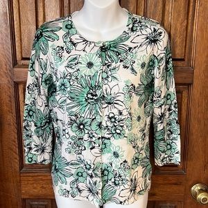 Cardigan Sweater 100% Cotton women’s Small